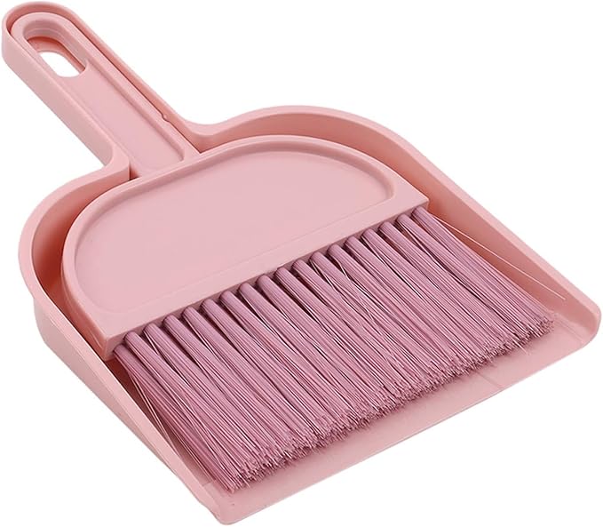 Mini Broom and Dustpan Set, Compact Cleaning Kit - Image 2