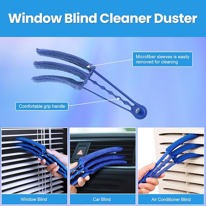 6 PCS Air Conditioning Fin Cleaner Set, Air Conditioner Fin Comb Straightener - Image 2
