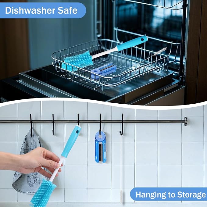 XANGNIER 3 PCS Water Bottle Cleaner Brush Set - Image 6