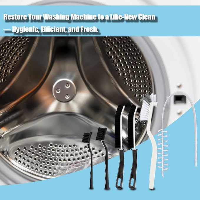 Washing Machine Cleaning Brush, Dryer Vent Cleaner Kit, Crevice Brush - Image 8