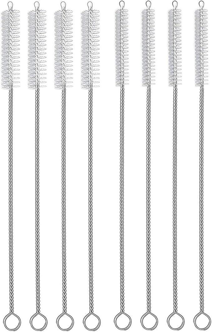 Hiware Straw Cleaner Brush Set, 8-Piece Long Cleaning Brush by HIWARE