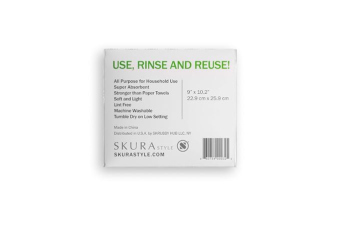 Skura Style WIPE ENVY™ All Purpose Lint Free Microfiber Reusable Cleaning Wipes - Image 3