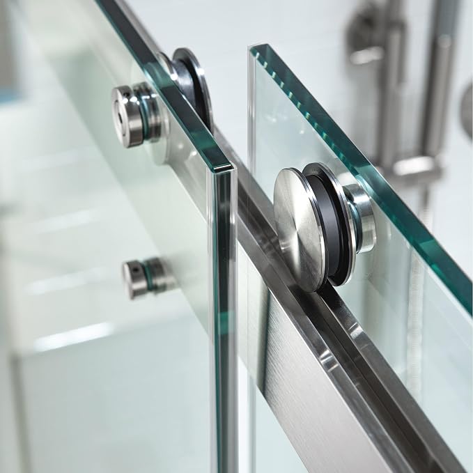 Woodbridge Frameless Bathtub Shower Doors 56-60" Width x 66" Height - Image 9