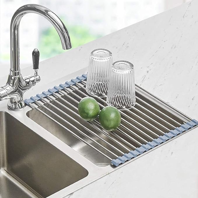 Seropy Roll Up Dish Drying Rack Over Sink Over The Sink Dish Drying Rack by SeropyDirect
