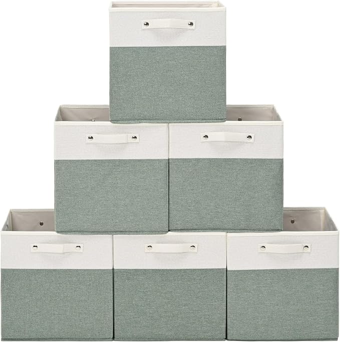 13 x 13 Inch Fine Linen Storage Bins by FinishingBo