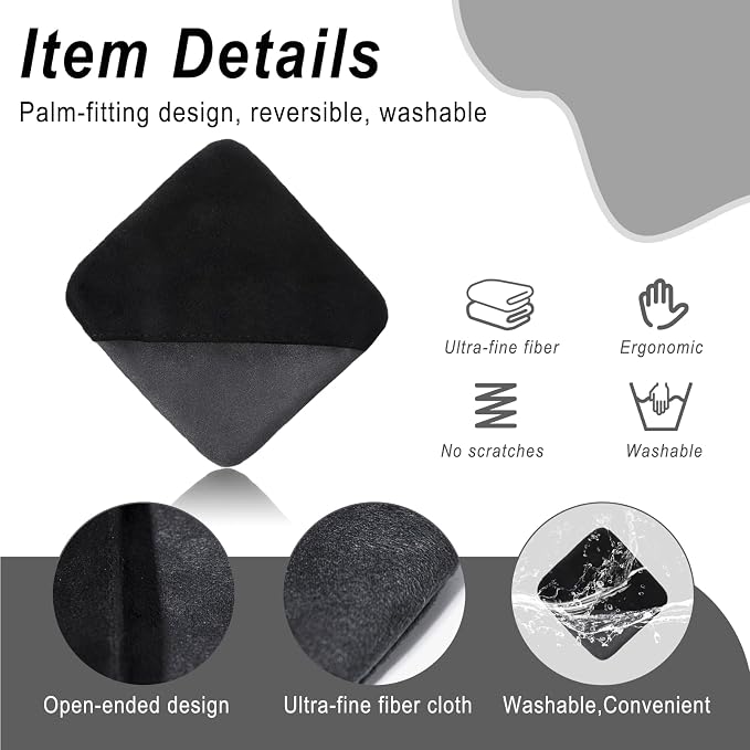 Car Screen Cleaner, Soft Microfiber Cleaning Cloth, Foldable Auto Screen - Image 4