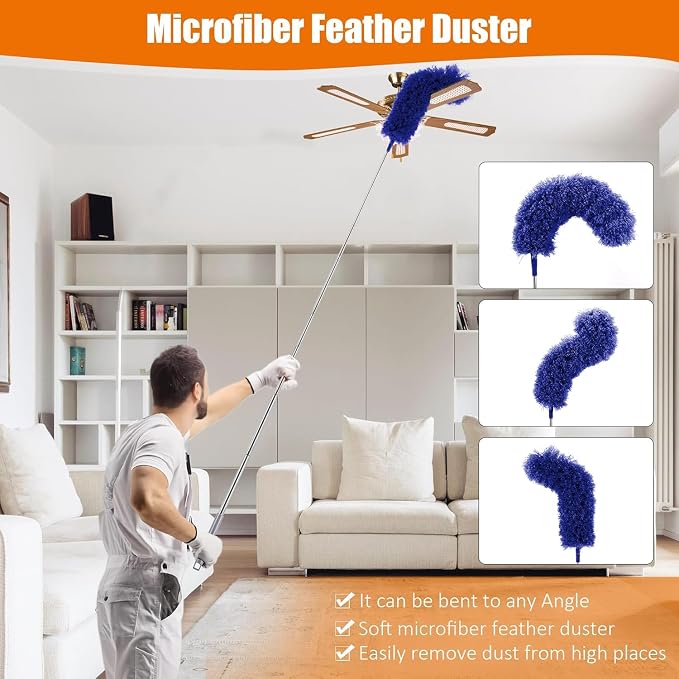 4 Pcs Microfiber Cobweb Duster - Image 5