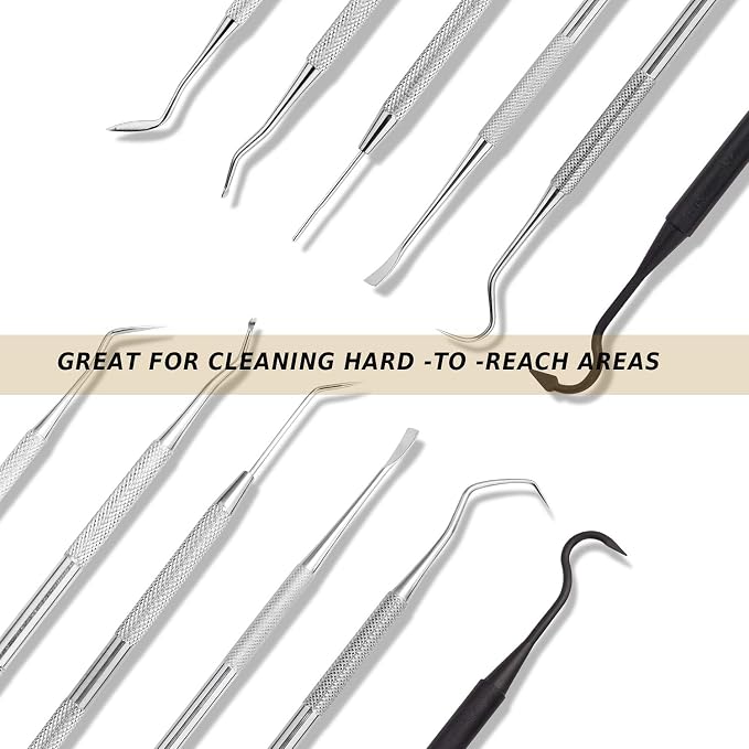 Gun Cleaning Brushes Picks Kit Set Brass Copper Steel Nylon Stainless Steel - Image 4