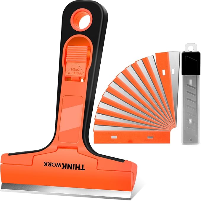 Razor Blade Scraper, Caulk from Window, Stove Top by THINKWORK