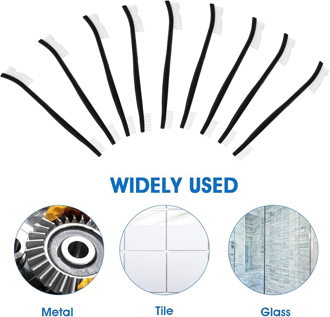 Double-Ended Nylon Cleaning Brushes, Plastic Handles - Image 5