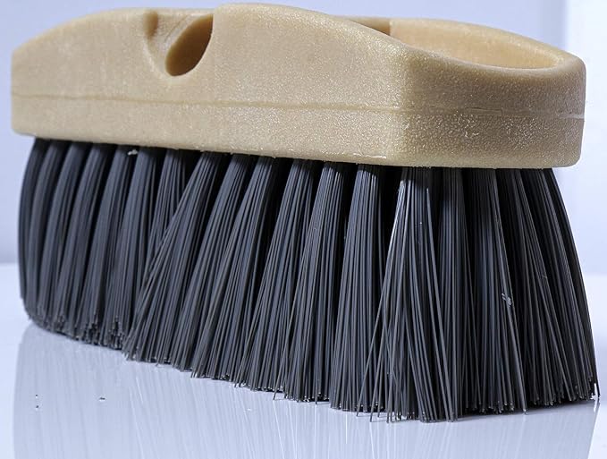 GutterMaster GM-214P-8 Grey 8 Inch Oblong Medium Stiff Flow Through Floor and - Image 4