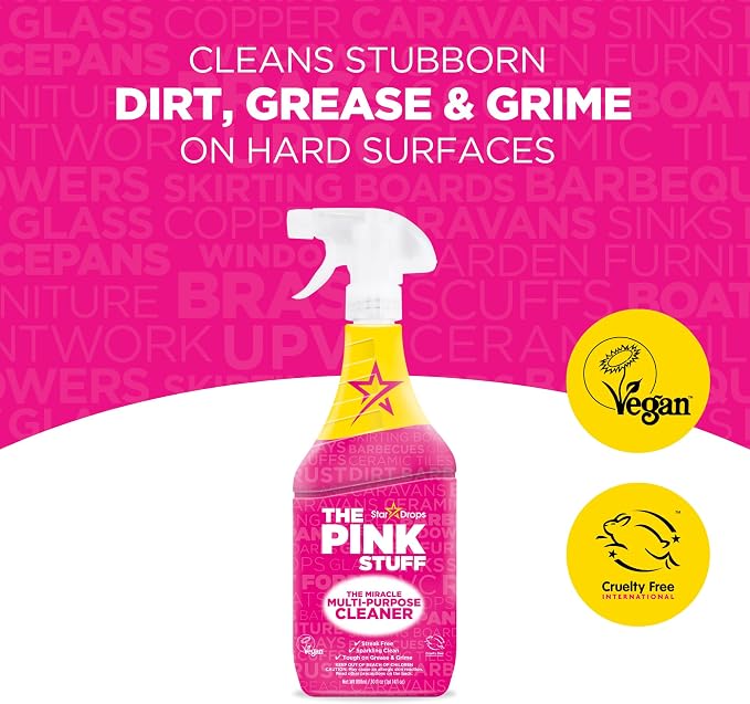 The Pink Stuff Miracle Multi-Purpose Cleaner Spray, 30 fl oz – Now 20% More! - Image 2