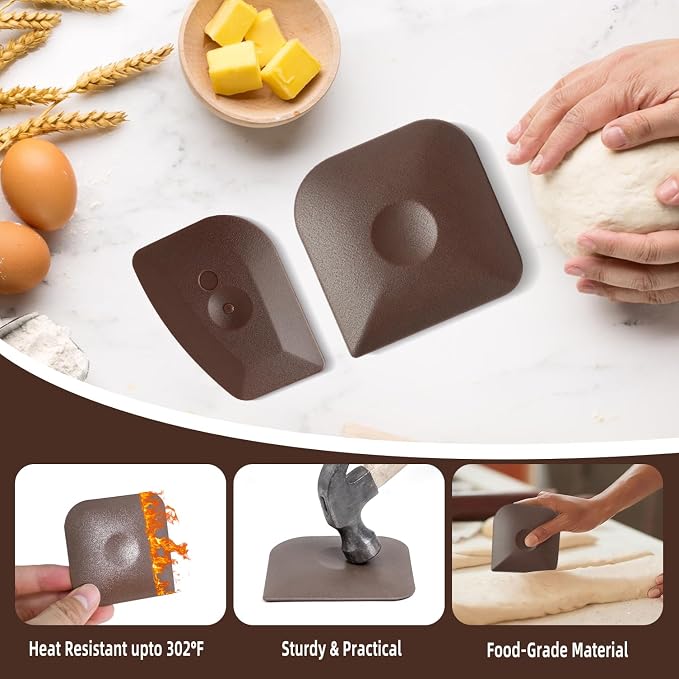 Pan Scraper 6-Pack, Plastic Cleaning Tool - Image 6