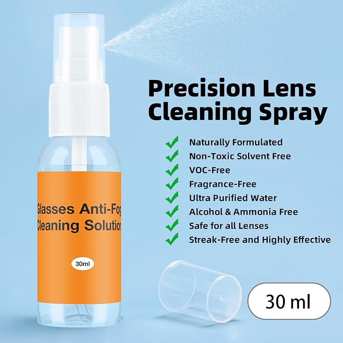 Glasses Cleaner Kit Eyeglass Cleaner, Anti Fog Spray - Image 2