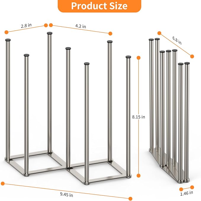 Foldable Bottle Drying Rack, Baby Bottle Drying Rack, Collapsible Cup Draining - Image 2