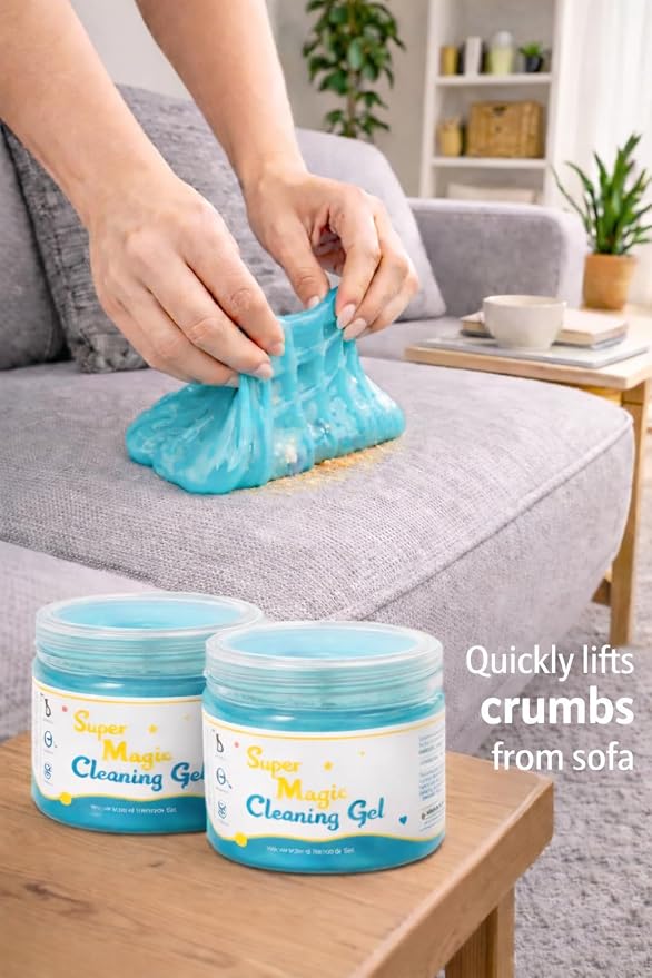 Magic Cleaning Gel Car Putty 2PCS – Car Interior Dust Cleaner - Image 8