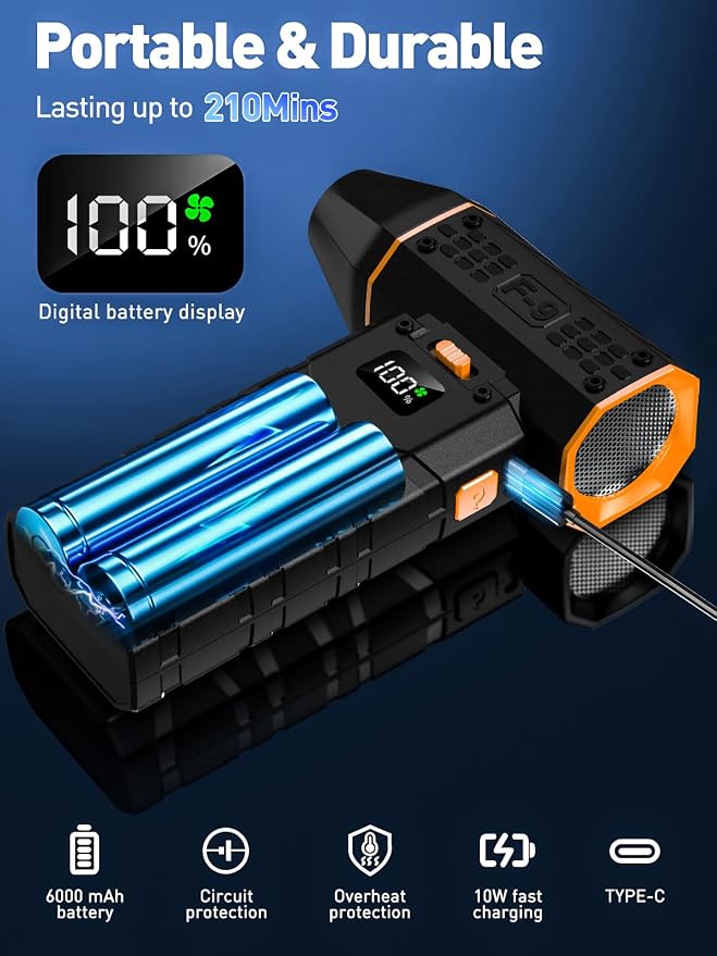 Compressed Air Duster 130000RPM Electric Duster - Image 7