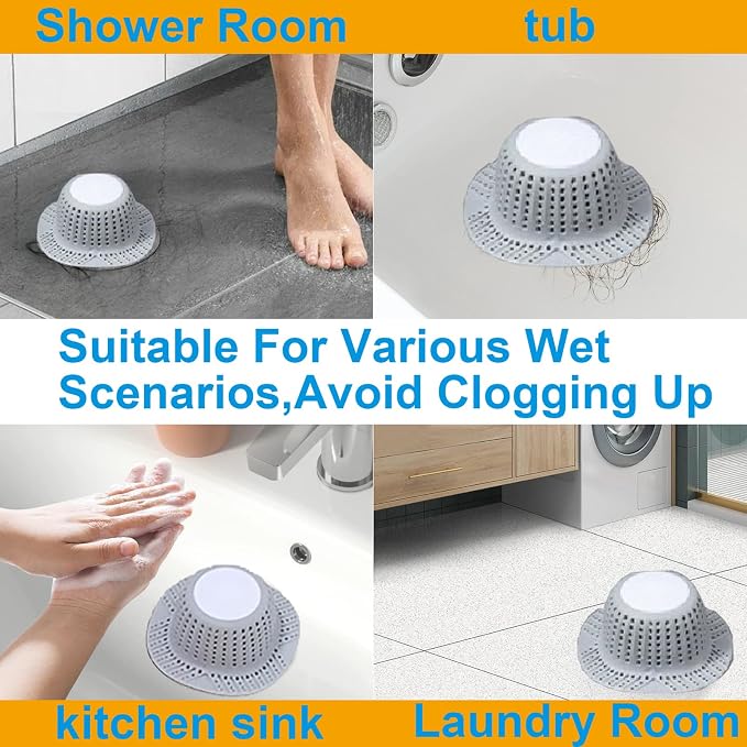 Silicone Shower Drain Hair Catcher - Image 3
