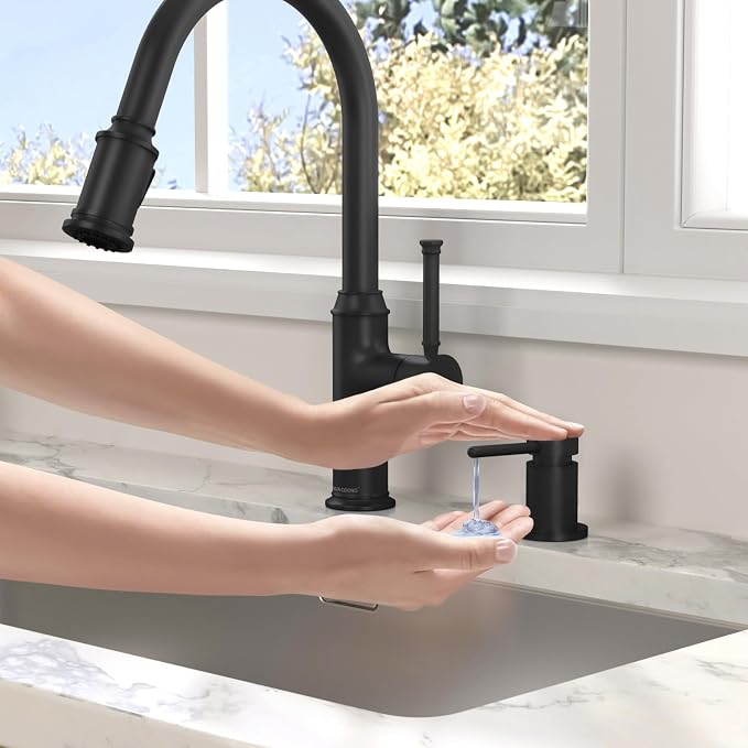 Lava Odoro Black Soap Dispenser - Image 5