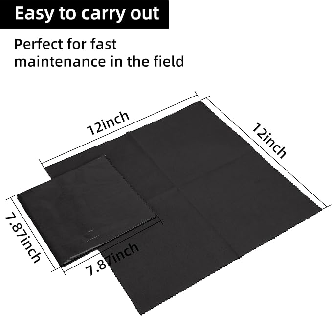 10PCS Gun Cleaning Cloth Rags12 x12 - Image 2