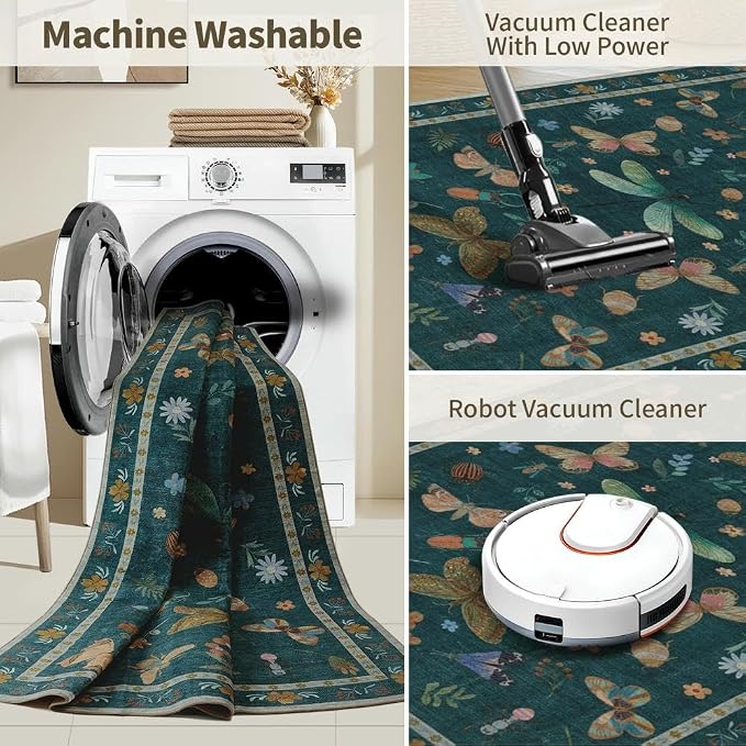 8x10 Washable Area Rugs for Living Room&Bedroom - Image 6