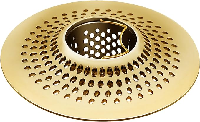 LKEYE Shower Drain Hair Catcher/Bathroom Drain Cover/Bathtub Drain by LEKEYE
