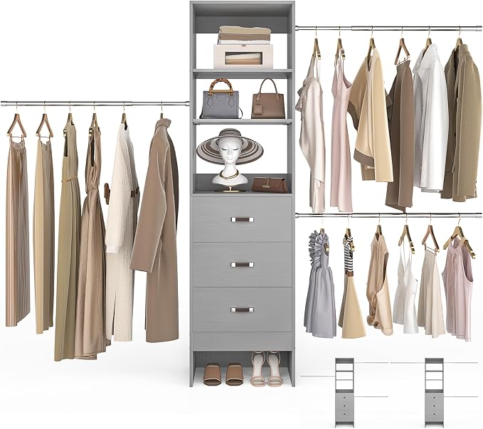96'' Closet Organizer System by Besiost