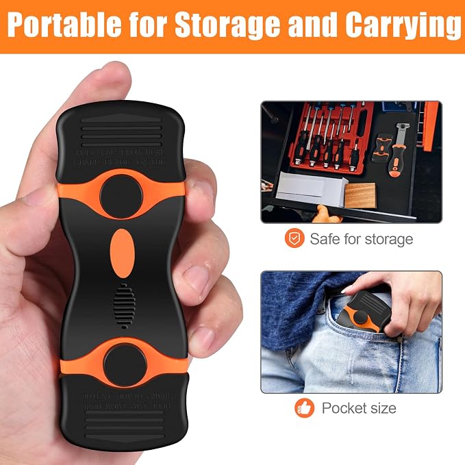 4 Pack Razor Blade Scraper, Premium Cleaning Scraper Tool - Image 7