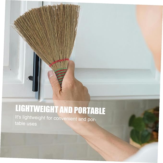 Healifty Natural Miscanthus Mini Broom - Image 8