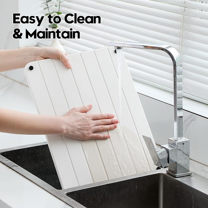 Stone Dish Drying Mat for Kitchen Counter, Water Absorbing Bathroom Tray Sink - Image 2
