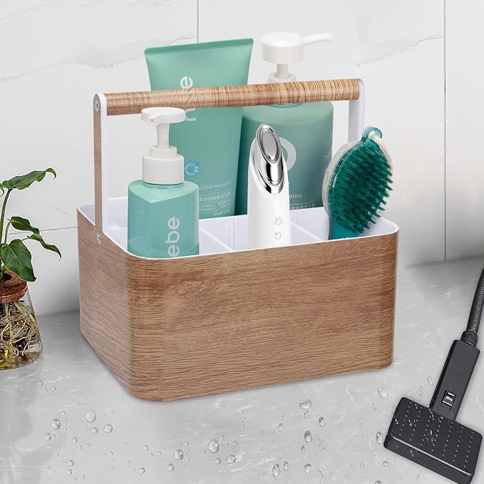 Shower Caddy Portable for College: Devided Bathroom Caddy Shower Basket for Dorm - Image 5