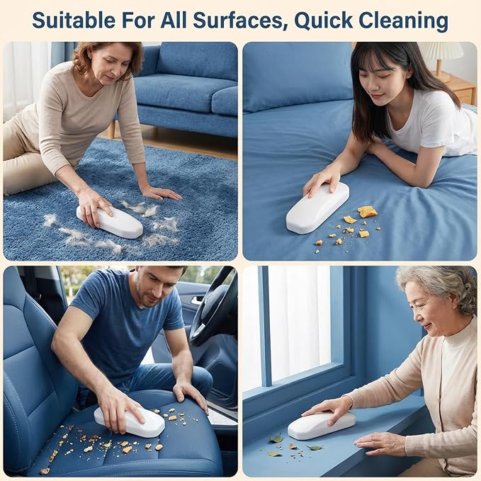 TARSHYRY Handheld Crumb Sweeper, Reusable Crumb Remover, Portable Carpet Debris - Image 9