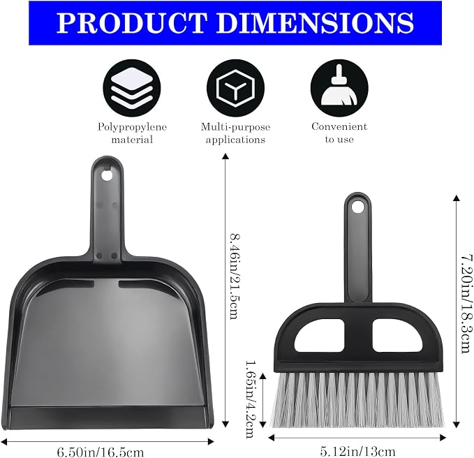 Mini Dustpan and Brush Set - Image 2
