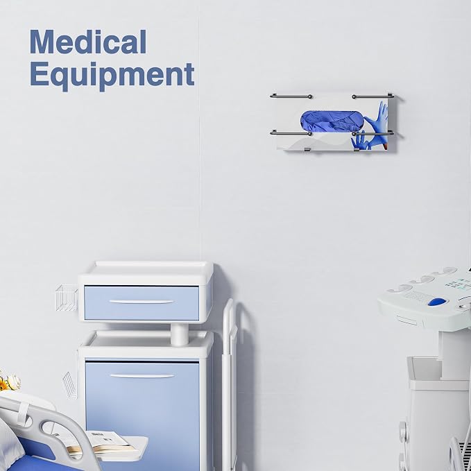 Glove Box Dispenser Wall Mount: Black Holder Organizer - Image 8
