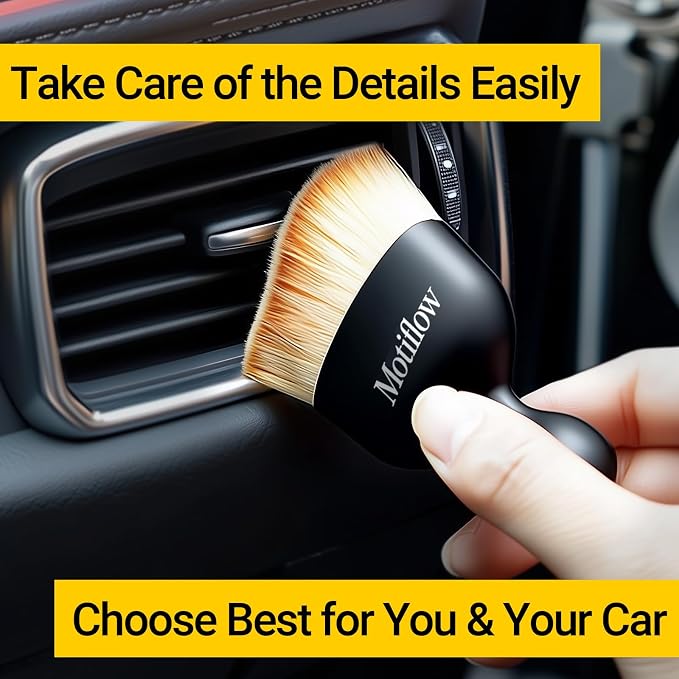 2 PCS Car Interior Detailing Brush, Car Detailing Supplies Soft Bristle - Image 8