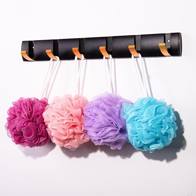 Loofah for Women 75g 4 Pack, Bath Sponge Soft Mesh Shower Puff Loofah Sponge - Image 7