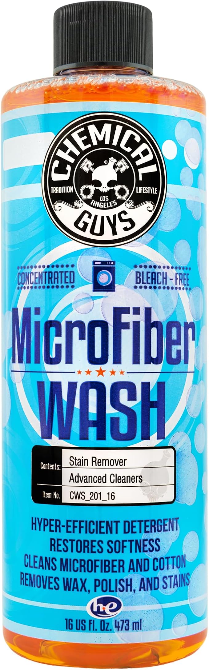 Chemical Guys Microfiber Cleaning Cloth and Car Wash Towel Detergent by ChemicalGuys