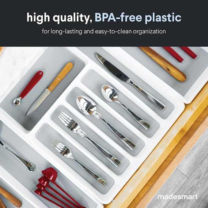 madesmart Classic Large Silverware Tray - Image 4
