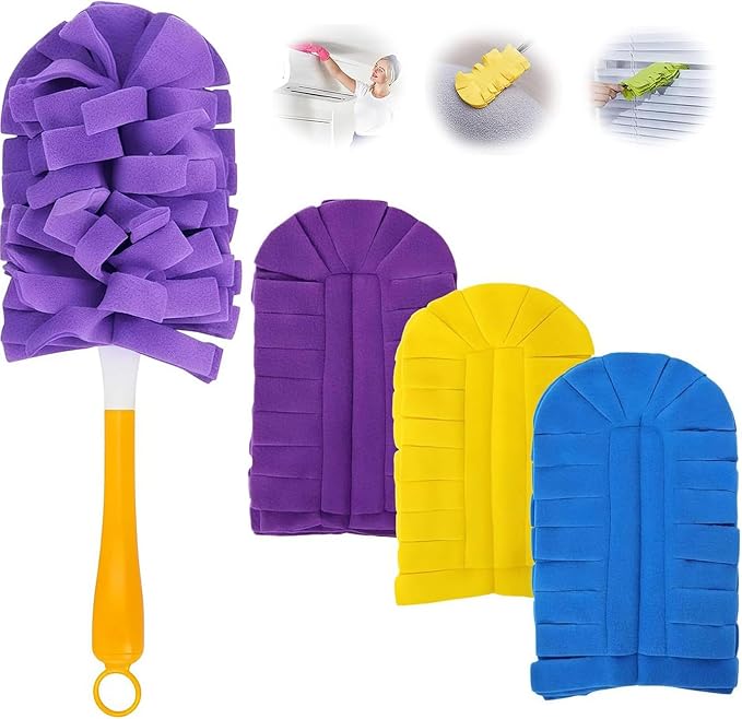 Electrostatic Dusters for Cleaning, 360° Electrostatic Duster Refills, Washable by Unknown