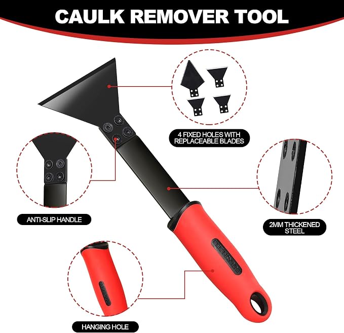 1 Caulk Remover Tool Set ​with 5-piece Blades - Image 2
