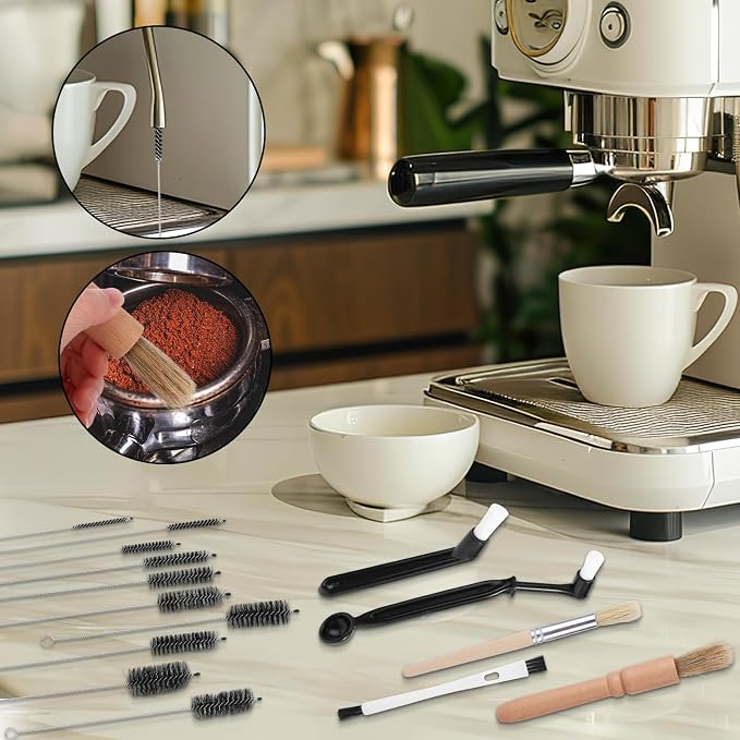 15pcs Coffee Machine Cleaning Brush Kit, Espresso Machine Cleaning Tools Set - Image 3