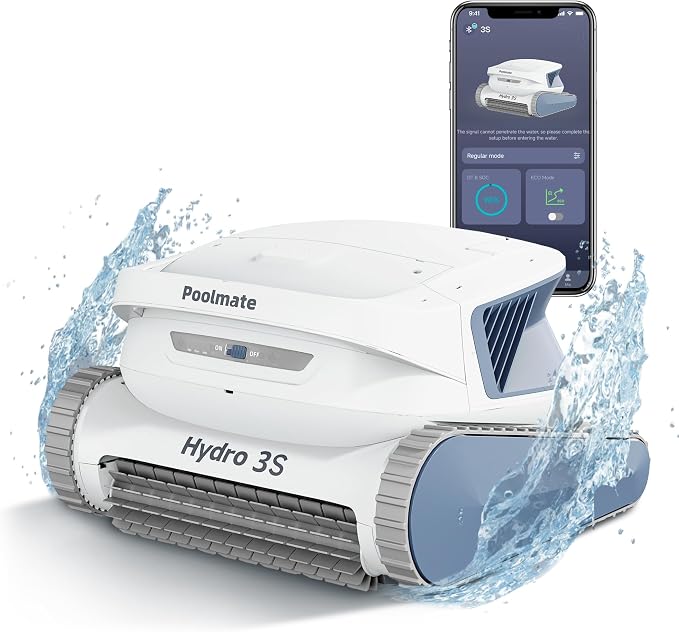 Poolmate Hydro 3S Cordless Robotic Pool Vacuum by Poolmate