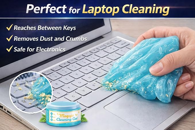 Magic Cleaning Gel Car Putty 2PCS – Car Interior Dust Cleaner - Image 5