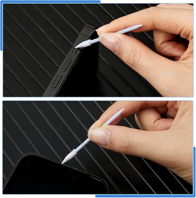 Chinco 200 Pieces Cleaning Swab Sticks Sponge Foam Tip Swabs - Image 7