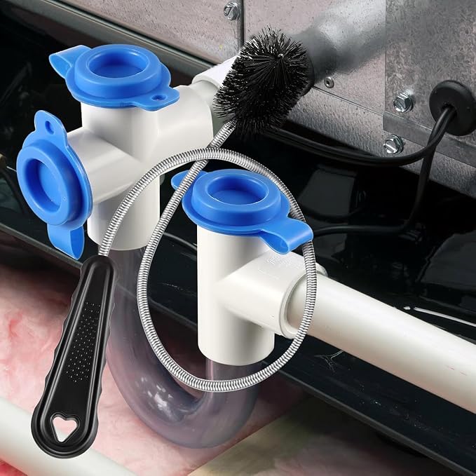 3 Pcs Condensate Trap Flexible Drain Brush, 16 Inch AC Drain Line Cleaning Brush - Image 7