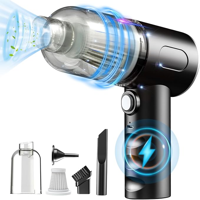 Compressed Air Duster-Vacuum Keyboard Cleaner-Air Blower 3-in-1-Electric Air by IFTHFOUR