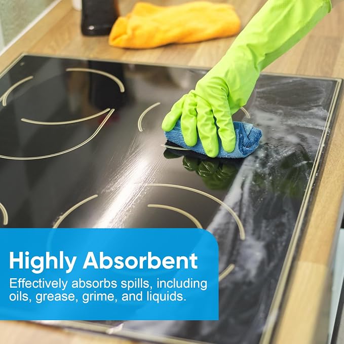 Microfiber Cleaning Cloth, 300 Sheets Shop Towels Commercial Grade Washcloths - Image 4