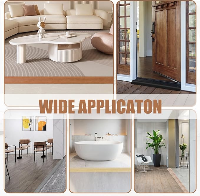 Floor Transition Strip Door Threshold 39" Floor Transition Reducer Trim on The - Image 6