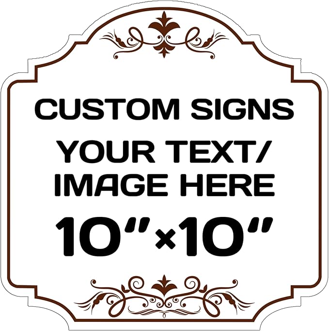 Custom Aluminum Weatherproof Metal Sign by Repaly