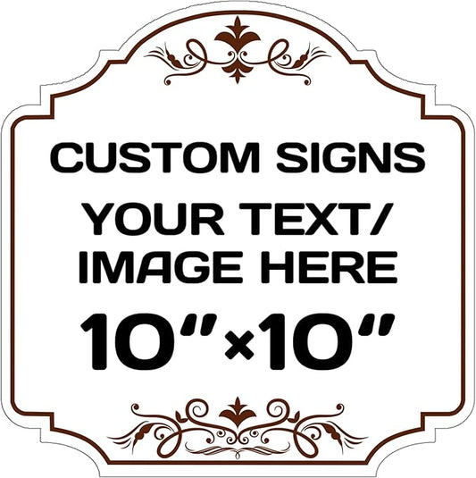 Custom Aluminum Weatherproof Metal Sign by Repaly